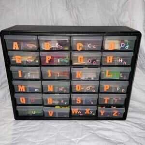 MONTESSORI ALPHABET BOX HOMESCHOOL EDUCATIONAL TOY